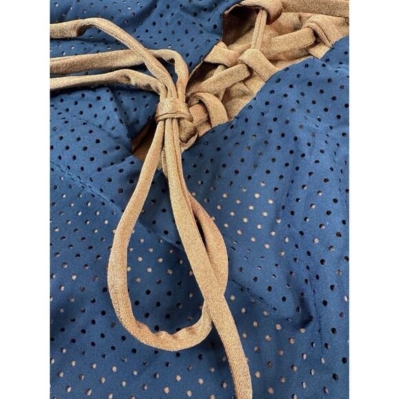 KaloKini Women’s One Piece Bathing Suit Size 2XL Pumpkin Spice Reversible Beach - Picture 7 of 16